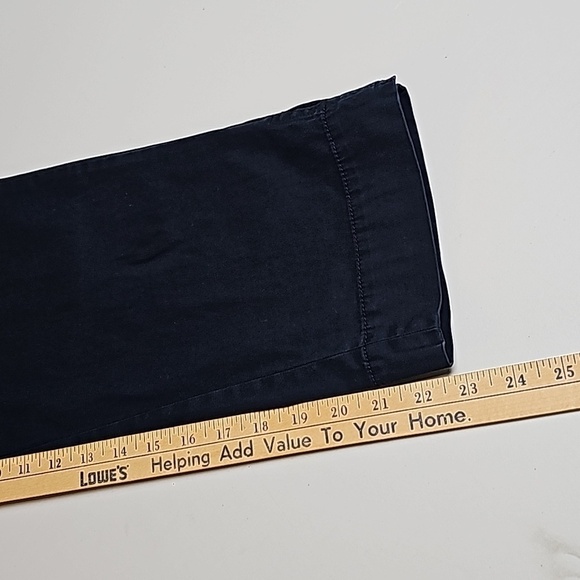 Talbots Perfect Skimmer Pant Navy Sz 10 Excellent - Picture 12 of 12